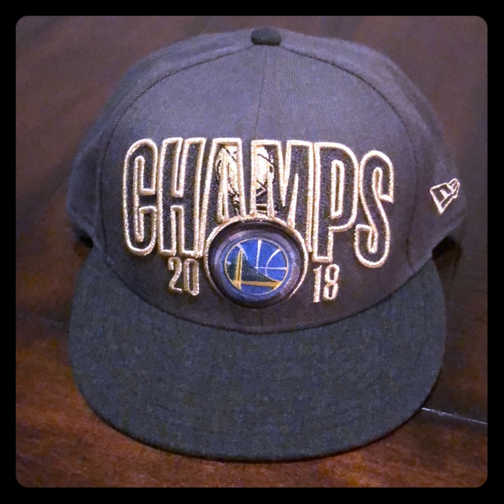 New Era GSW Champs Hat